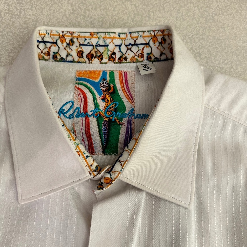 Robert Graham L/S X-Large Print White